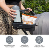 Zopa Stroller snack holder, Black - Mari Kali Stores Cyprus